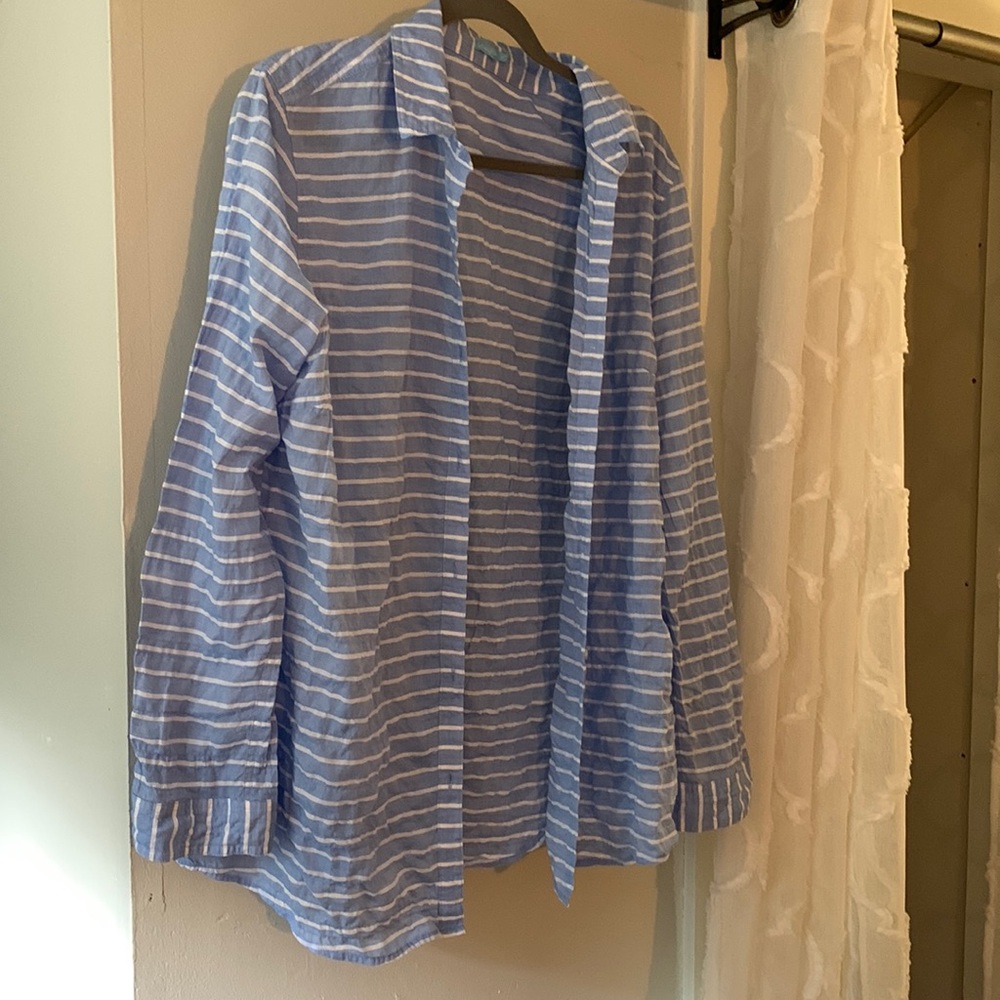 Cotton blouse by J McLaughlin: Elegant! - Picture 2 of 6